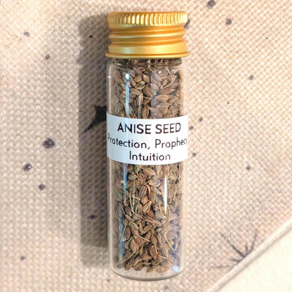 Anise Seed - Protection, Prophecy, & Intuition | 15mL Herb Glass Jar