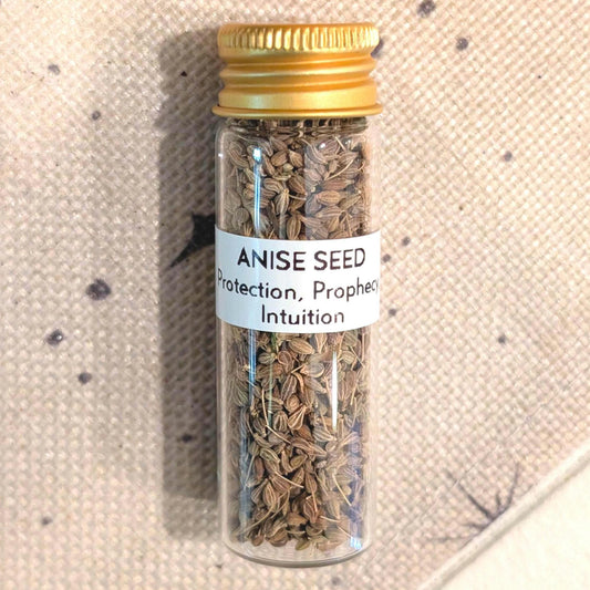 Anise Seed - Protection, Prophecy, & Intuition | 15mL Herb Glass Jar