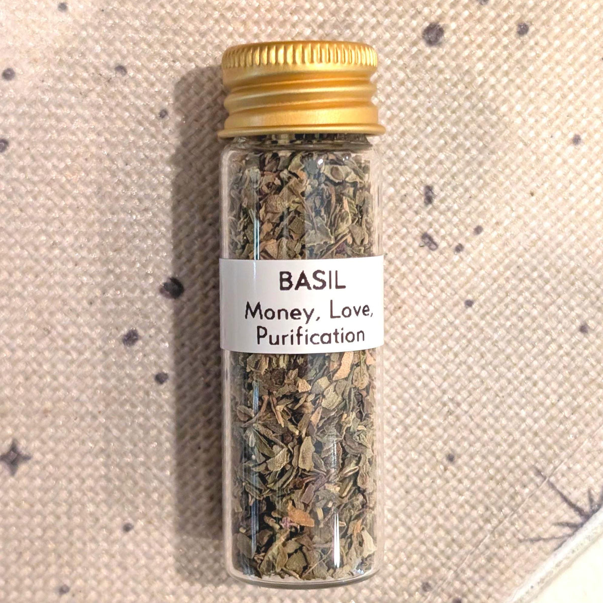Basil - Money, Love, & Purification | 15mL Herb Glass Jar