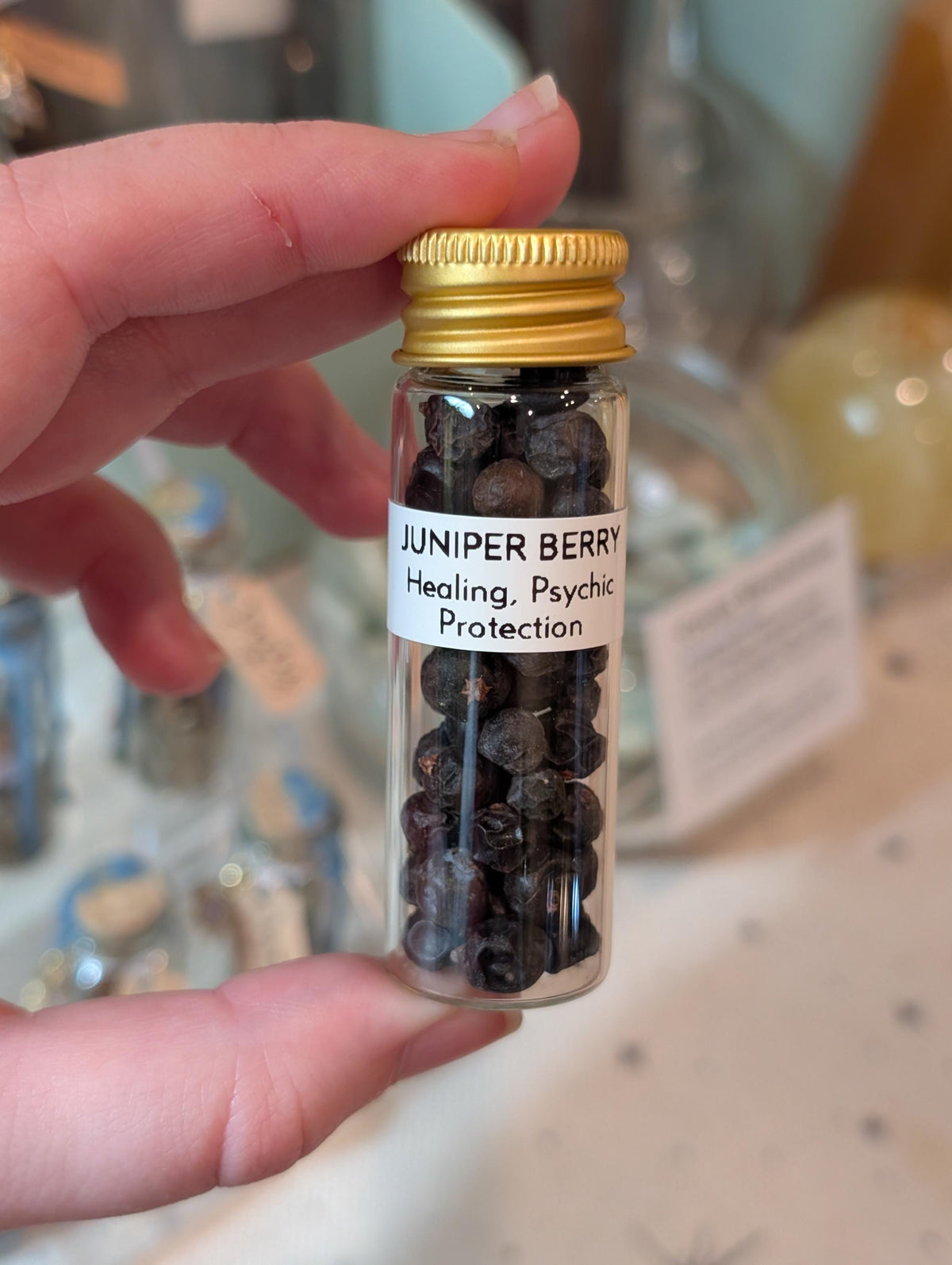 Juniper Berries - Healing, Psychic, & Protection | 15mL Herb Glass Jar