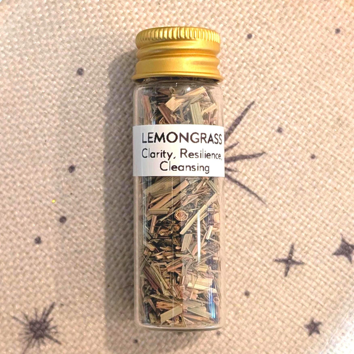 Lemongrass - Clarity, Resilience, & Cleansing | 15mL Herb Glass Jar