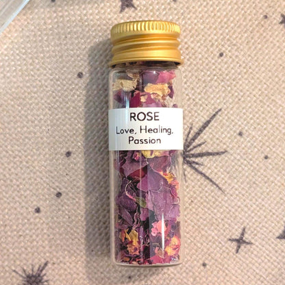 Rose - Love, Healing, & Passion | 15mL Herb Glass Jar