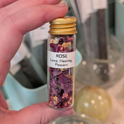 Rose - Love, Healing, & Passion | 15mL Herb Glass Jar