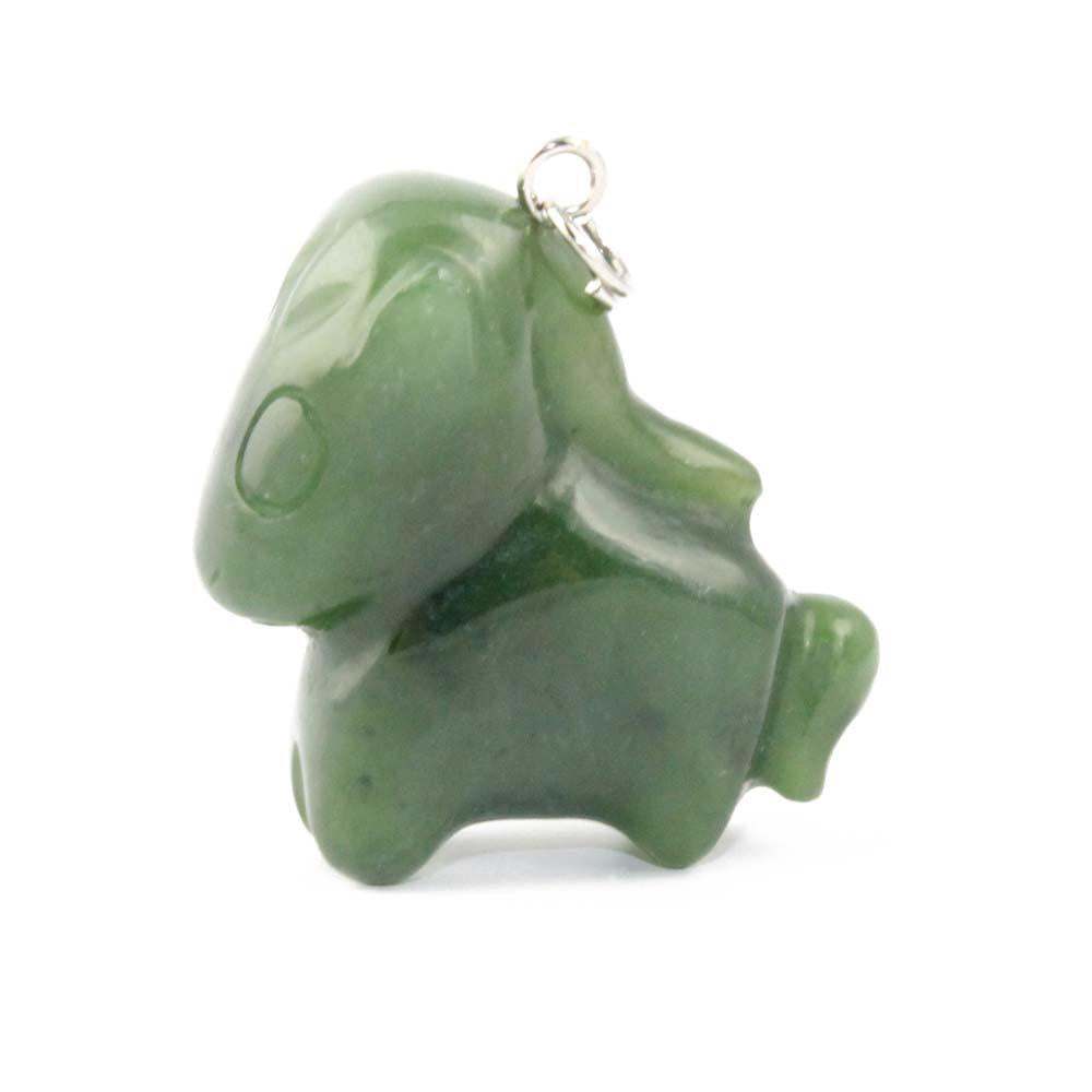 Cartoon Horse Charm-Pendant — Canadian Jade