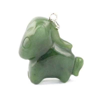 Cartoon Horse Charm-Pendant — Canadian Jade