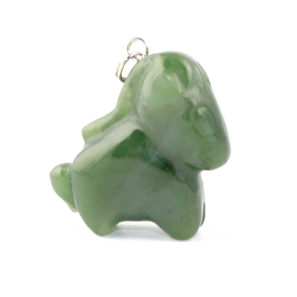 Cartoon Horse Charm-Pendant — Canadian Jade