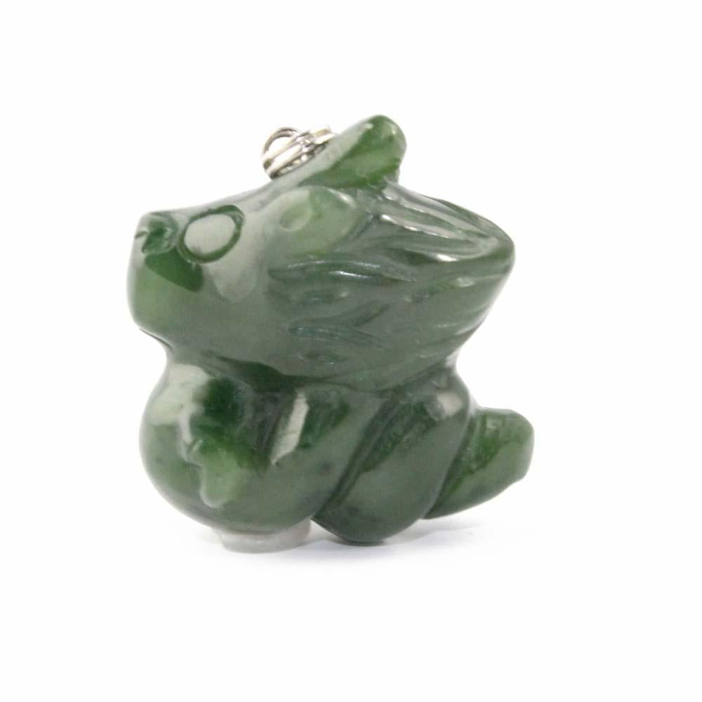 Cartoon Dragon Charm — Canadian Jade