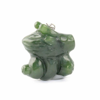 Cartoon Dragon Charm — Canadian Jade