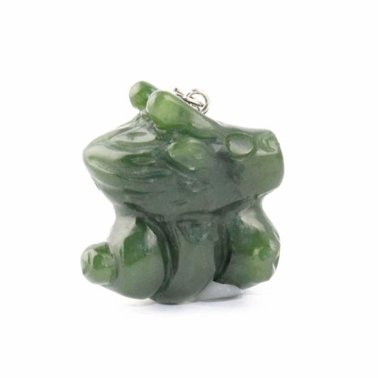 Cartoon Dragon Charm — Canadian Jade