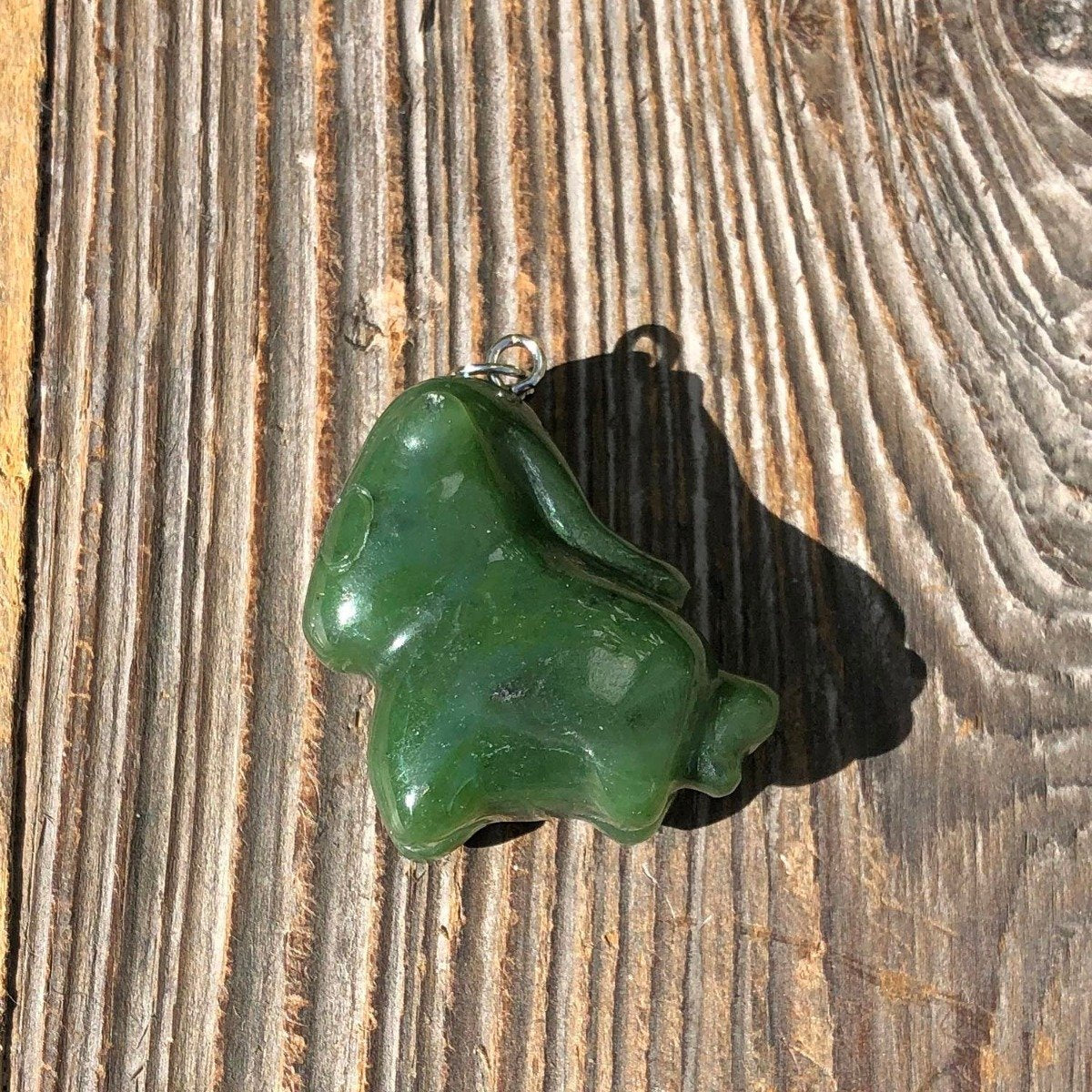 Cartoon Horse Charm-Pendant — Canadian Jade