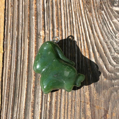 Cartoon Horse Charm-Pendant — Canadian Jade