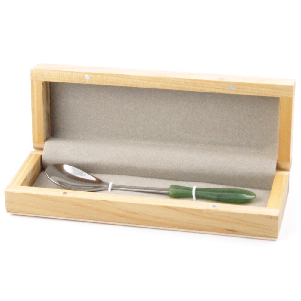 Jade Sugar Spoon — Canadian Nephrite Jade
