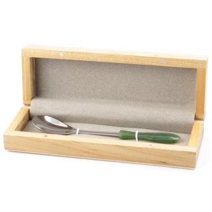 Jade Sugar Spoon — Canadian Nephrite Jade