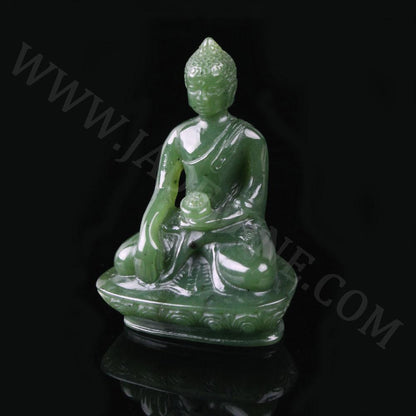 Canadian Nephrite Jade Buddha Figurine (4042)