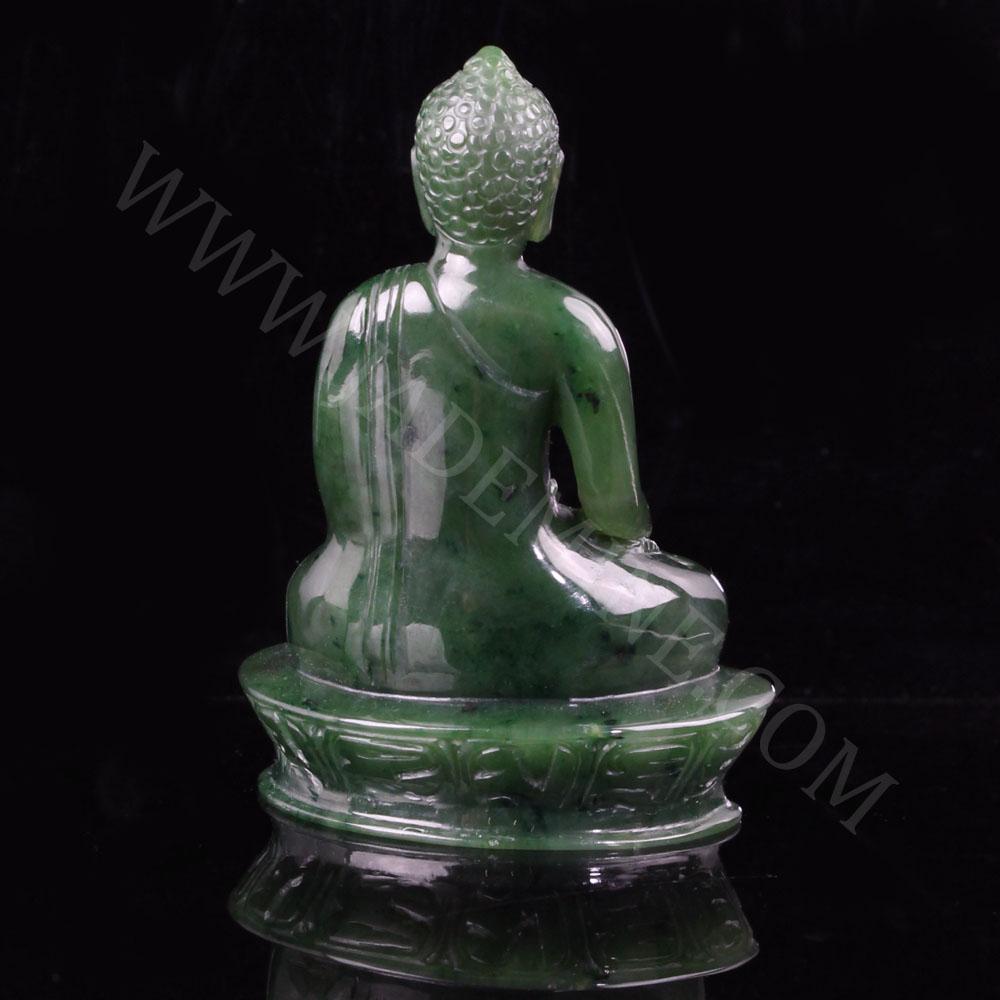 Canadian Nephrite Jade Buddha Figurine (4042)