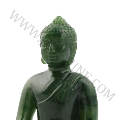 Canadian Nephrite Jade Buddha Figurine (4042)