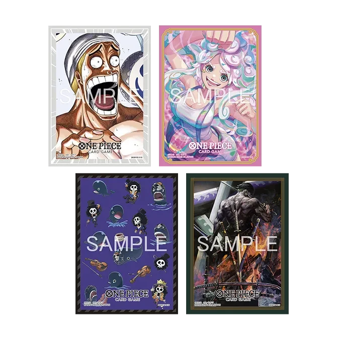 sleeves for one piece card game BANDAI: OFFICIAL CARD SLEEVES - ONE PIECE TCG