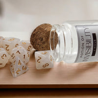 Invisibility potion dice set