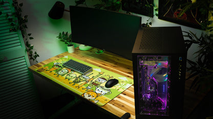 "Sip Cult" — Kawaii Deskmat