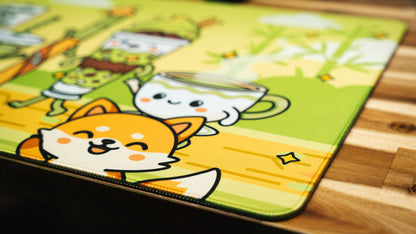 "Sip Cult" — Kawaii Deskmat