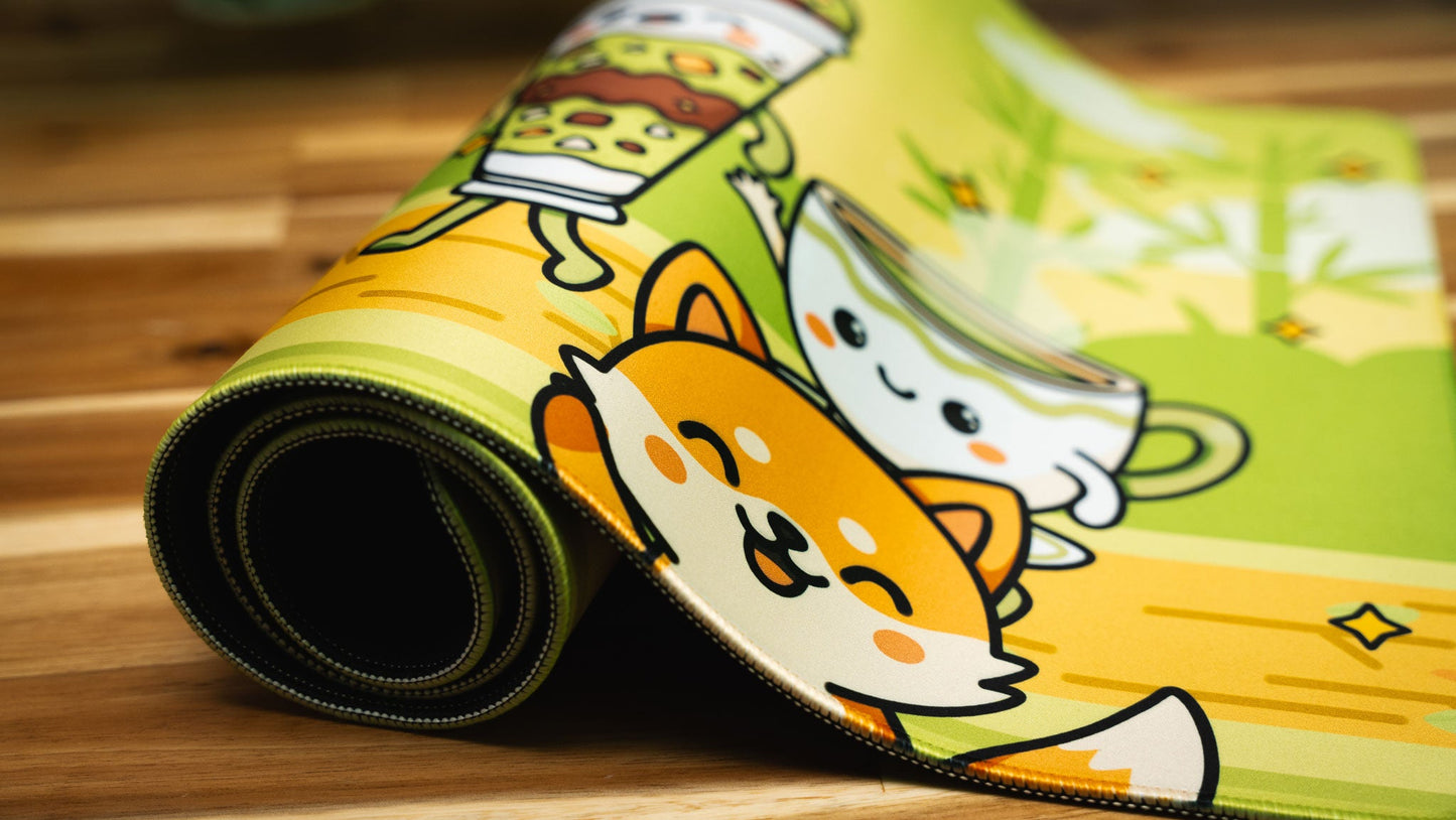 "Sip Cult" — Kawaii Deskmat