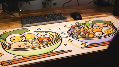 "Ramen & Friends" — Kawaii Deskmat