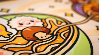 "Ramen & Friends" — Kawaii Deskmat