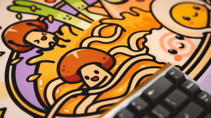 "Ramen & Friends" — Kawaii Deskmat