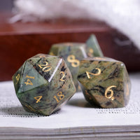 Jasper Gemstone Dice Set