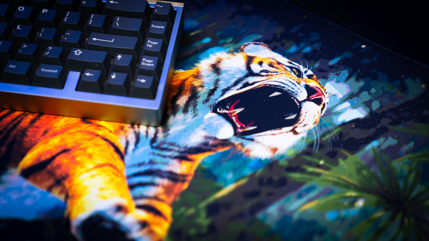 "Jungle Ambush" — Rust Deskmat