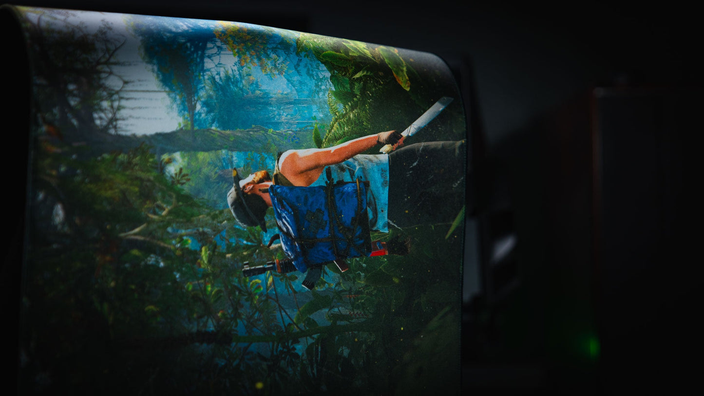 "Jungle Exploration" — Rust Deskmat