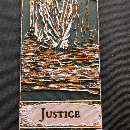 Justice Tarot Bookmark | Classic Edition