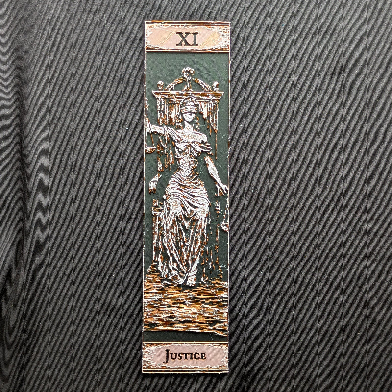 Justice Tarot Bookmark | Classic Edition