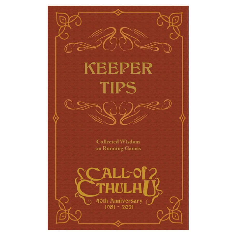 Call of Cthulhu Keeper Tips Book