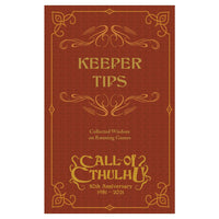 Call of Cthulhu Keeper Tips Book
