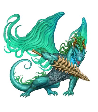 Battlezoo Dragons: Leshy Dragons for Foundry VTT
