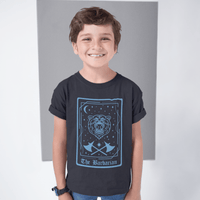 Kids Sizes The Barbarian Tarot Card T-Shirt