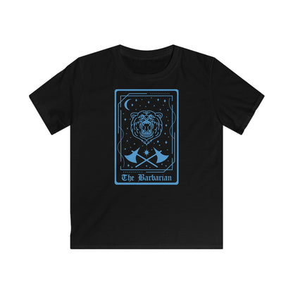 Kids Sizes The Barbarian Tarot Card T-Shirt