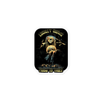 Locally Grown Farm to Table — Evil Druid D&D Sticker