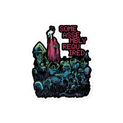 Some Assembly Required — Necromancer D&D Sticker
