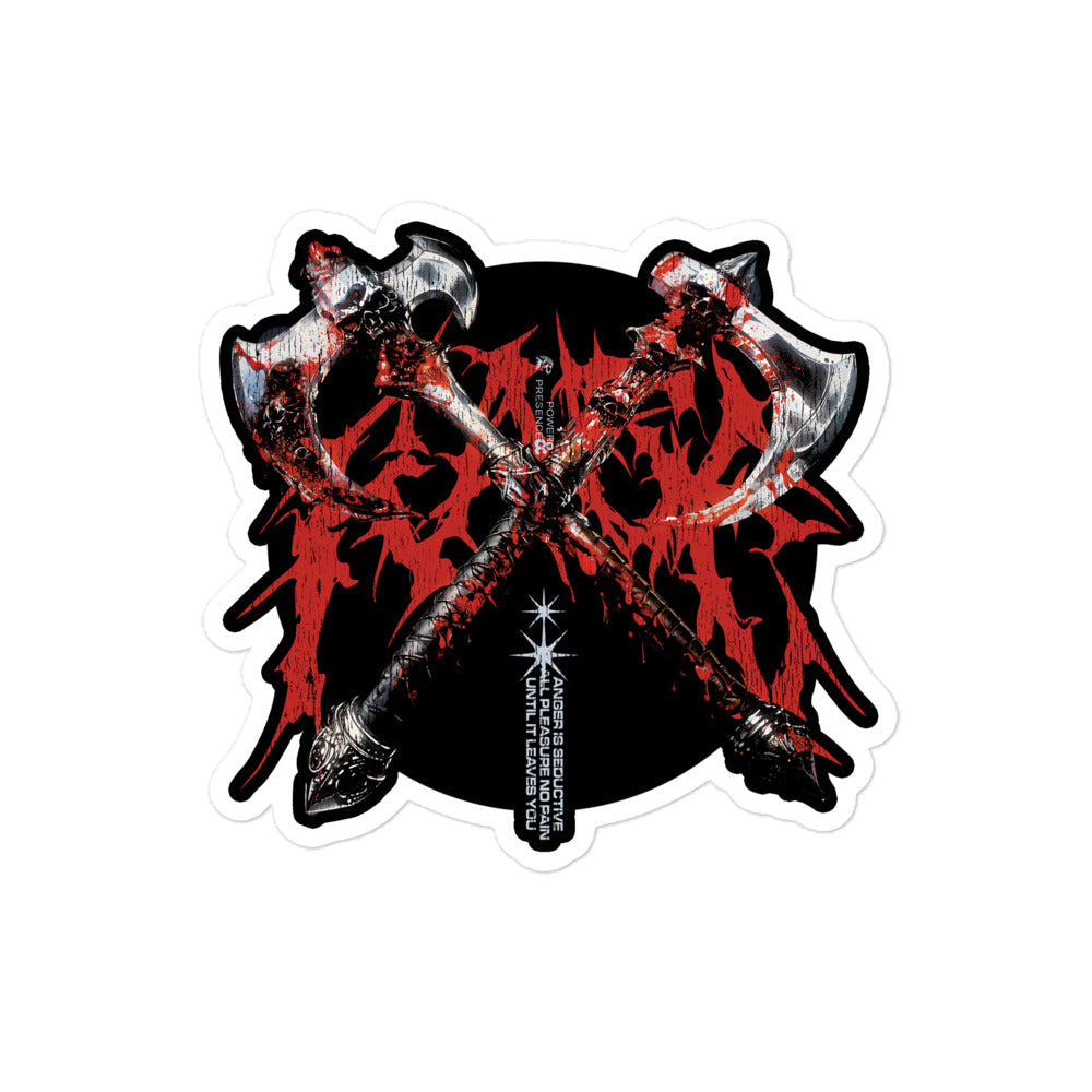 Rage Axes — Barbarian D&D Sticker