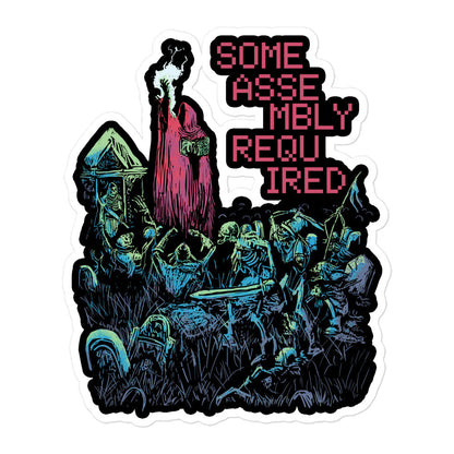 Some Assembly Required — Necromancer D&D Sticker