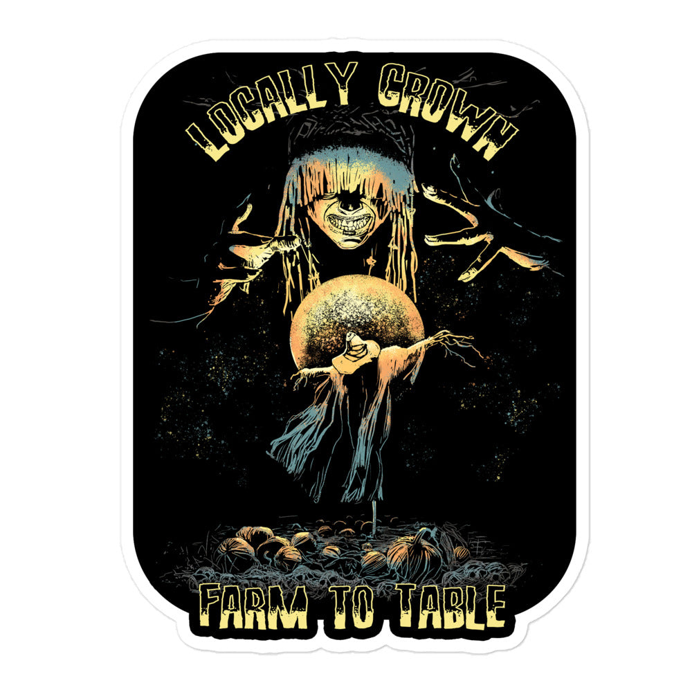 Locally Grown Farm to Table — Evil Druid D&D Sticker