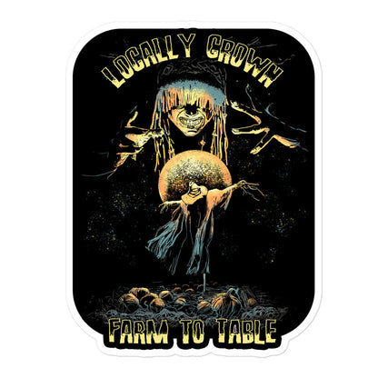 Locally Grown Farm to Table — Evil Druid D&D Sticker