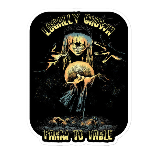 Locally Grown Farm to Table — Evil Druid D&D Sticker