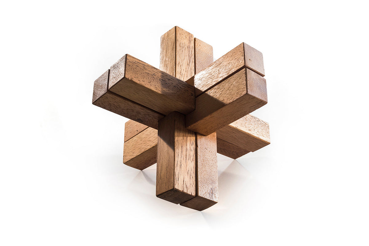 Cross Knot | Burr Puzzle - Japanese Interlocking Puzzle