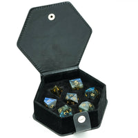 Labradorite Gemstone Dice Set