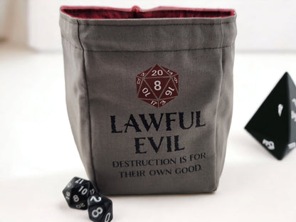 Lawful Evil Dice Bag