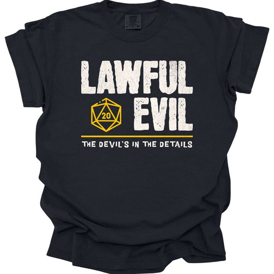 Lawful Evil Shirt - D&D Alignment T-shirt - Comfort Colors