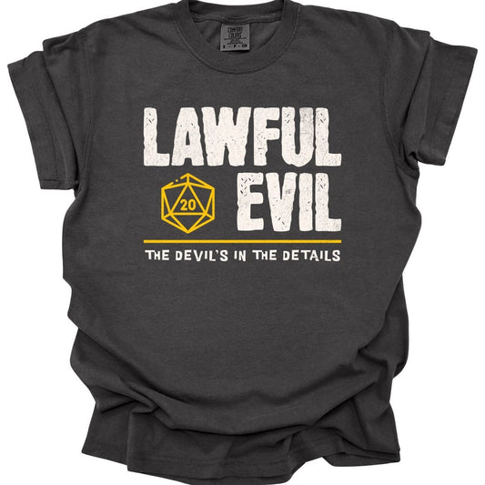 Lawful Evil Shirt - D&D Alignment T-shirt - Comfort Colors